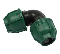 Raccordo gomito a compressione Verde