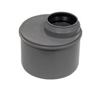 Raccordo HTR riduzione eccentrica diametro 50/40mm Grigio