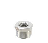 Raccordo idraulico 3/4" 1" 1,2" BSPT 304 in acciaio inossidabile, filettatura maschio femmina, riduttore, adattatore for tubo dell'acqua britannico((BX) G1F to G2.5M)