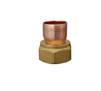 Raccordo idraulico in rame for condizionatore d'aria, attacco femmina BSP da 1/2" x 15 mm