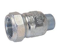 Raccordo in ghisa monogiunto a compressione Maschio 2'' x 60,3 mm per acciaio co