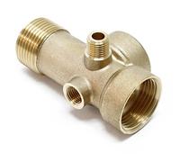 Raccordo in ottone a 5 vie DN25 1″/DN13 1/4″ Autoclave,manometro,serbatoio a membrana,pressostato
