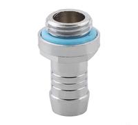 Raccordo in ottone cromato per raffreddamento ad acqua con tubo filettato G14, connettore pagoda per l'uso in configurazioni di raffreddamento a liquido con radiatori e pompe (11 mm)