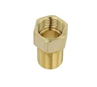Raccordo in ottone da 1/2" a 3/4" maschio a femmina, adattatore for connettore dritto, lunghezza 28 mm, 40, 50, 70, 100(Gold)