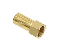 Raccordo In Ottone Da 1/2" Maschio A Femmina, Accoppiatore Dritto, Adattatore Connettore, Lunghezza 28 Mm, 40, 50, 70, 100(Silver)