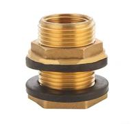 Raccordo in ottone efficiente, 3/4 GHT maschio x 1 NPT femmina, adatto per torri d'acqua (G3/4)
