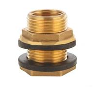 Raccordo in ottone per serbatoi d'acqua e torri, connessione sicura a prova di perdite con filettatura maschio 1/2, 3/8, 3/4 NPT femmina e 3/4, 1/2, 1 GHT (G3/4)