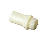 RACCORDO IN PA PORTAGOMMA DRITTO- - M 1 x ø mm.30 - 10 pezzi BUCCHI