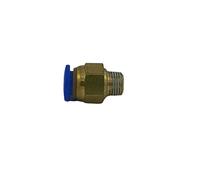 Raccordo Innesto rapido pneumatico per tubo 8 mm filetto 1/8" - Conf.15 pezzi