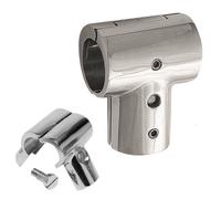 Raccordo inox a T 90° apribile Ø 25 mm "pesante"