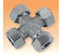 RACCORDO INTERMEDIO A CROCE SERIE KV IN MILLIMETRI