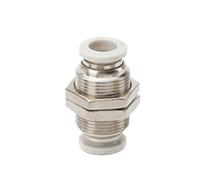 Raccordo istantaneo da 7 pezzi Serie PM PM4 PM6 PM8 PM10 PM12 Tubo-tubo Tipo Passaparete(PM10)