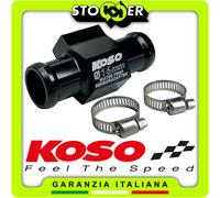 RACCORDO KOSO TUBO ACQUA 16 mm FILETTATURA M10x1 PER BULBO SENSORE TEMPERATURA