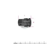 Raccordo Macchina Attacco Quadro Femmina 1/2" Maschio 3/4" - Beta 720/16