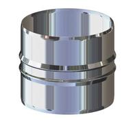 RACCORDO MANICOTTO - Maschio MAschio- INOX - PER STUFE e CAMINI