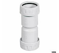 Raccordo manicotto stagno per tubo rigido IP65 ?25mm ECMS25 - 3 pezzi