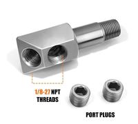 Raccordo manometro motore adattatore pressione olio assetto rapido prestazioni c