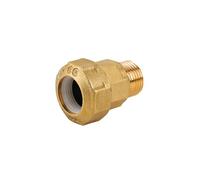 RACCORDO MASCHIO IN OTTONE PER TUBO PE 1/2 x 20 Raccordi Polietilene Ottone