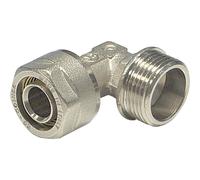 Raccordo multistrato a gomito maschio Ø 1/2 x 16 mm