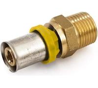 RACCORDO MULTISTRATO A PRESSARE x GAS DRITTO DIRITTO APE 20x3/4 MASCHIO NIPLES