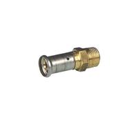 Raccordo multistrato in ottone a crimpare HENCO dritto maschio - Ø 20 mm x 3/4-17P-2005"