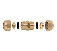 Raccordo o-ring a manicotto per tubo rame 16mm