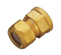 RACCORDO OTTONE DIRITTO BICONO FEMM GAS 16X1/2