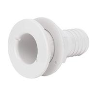 Raccordo passante per scafo, raccordo di scarico per barca, raccordi di scarico marini attraverso lo scafo, tappo di scarico per barca a vela in plastica per yacht nautico (1-1/2")