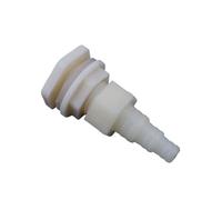 Raccordo passaparete in ABS da 1/2" for acquario, connettore for tubo serbatoio acqua da 20 mm, adattatore for ingresso e uscita di drenaggio acquario