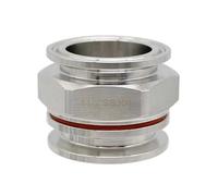 Raccordo passaparete senza saldatura Tri Clamp da 1,5", ingresso/uscita bollitore in acciaio inossidabile SS304 for birra fatta in casa