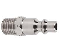 Raccordo per aria compressa filettatura maschio 3/8" | Attacco filettatura maschio BSP 3/8" per installazioni pneumatiche | Raccordo rapido di tipo europeo per tubi pneumatici