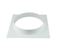 Raccordo per condotto dell'aria in plastica con fori preforati per montaggio a parete o soffitto facile e sicuro (250 mm)