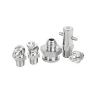 Raccordo per ingrassatore, Ingrassatore in acciaio inossidabile 304 M5-M16 con filettatura maschio e raccordo a gomito(90 Degree,PT1 2-22(1PCS)-304 STAINLESS STEEL)