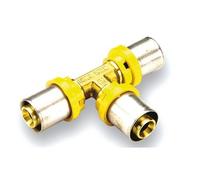 RACCORDO PER MULTISTRATO GAS A T RIDOTTO Diam 26 x 16 x 26