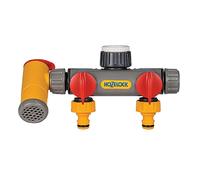 Raccordo per rubinetto a 3 vie Flowmax Grigio-giallo