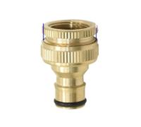 Raccordo per rubinetto da giardino, Adattatore connettore filettato for capezzolo in ottone M22/24 for rubinetto da giardino for irrigazione a goccia filettatura multicolore 1/2 3/4 1 pollice(Green)