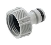 Raccordo per Rubinetto Gardena da 26,5 Mm (G 3/4 Pollice): Attacco per Rubinetti con Filetto, Raccordo Stagno, Facile da Usare, Confezionato (18201-20)