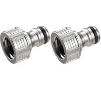 Raccordo per rubinetto Gardena Premium da 21 mm (G 1/2 pollice): Adattatore per rubinetti, antigelo, confezionato (18240-20) (Confezione da 2)