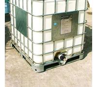 Raccordo per serbatoio IBC in plastica e ottone con ingresso filettatura grossa da 60 mm S60X6 e connettore maschio a 3/4 punti per serbatoi e sistemi idrici