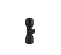 Raccordo per tubi flessibili 10 pezzi 1/4" 6,35 mm raccordo a T raccordo rapido for acquario for sistema di osmosi inversa Adattatore(4)
