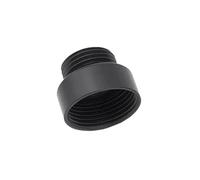 Raccordo per tubi flessibili Adattatore for tubo flessibile da bagno e cucina, filettatura maschio, connettore di trasferimento, accessori for rubinetto doccia, nero cromato Adattatore(B-Black)