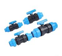 Raccordo per tubi in PE a compressione con giunto di serraggio a vite, per progetti idrici e paesaggistici comunali (50 mm x 50 mm)