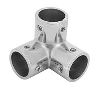 Raccordo per tubo angolare a 3 vie Connettore per tubo Gomito con uscita laterale 1 pollice Acciaio inossidabile 316 Durevole per l'industria chimica Edilizia civile