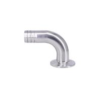 Raccordo per tubo da 12,7, 16, 19, 25, 32, 38-108 mm, 3,8 cm, 5,1 cm, 6,3 cm, 7,6 cm, 10,2 cm, gomito a 90 gradi, in acciaio inox SUS304, raccordo sanitario per tubi fatti in casa (32 mm Barb K50,5 mm