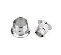 Raccordo per tubo esagonale da 1/4" 3/8" 1/2" 3/4" 1" 1-1/2" 2" BSPT maschio x 0,5" 1,5" 2" Tri Clamp Connettore Raccordo per tubi in acciaio inossidabile 304 316L (DN32 1-1-1 l4 BSP. T K64)