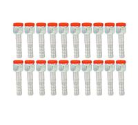 Raccordo per tubo flessibile dell'aria condizionata, raccordo diritto in alluminio ad alta resistenza, connettore universale per tubo refrigerante, per auto, camion, veicoli di (5/8 pollici)