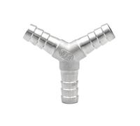 Raccordo per tubo flessibile in acciaio inossidabi Raccordo for tubo flessibile in acciaio inossidabile tipo croce a tre vie 6 8 10 12 14 15 16 19 20 25 32 mm raccordo for connettore(Y Type,8MM_SS304)