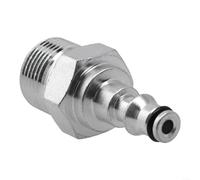 Raccordo per tubo idropulitrice a sgancio rapido per adattatore M14/M22, connettore in lega compatibile con Lavor per VAX, pezzo di ricambio argento (adattatore M22)
