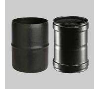 RACCORDO PER TUBO PELLET Ø 100 mm M/M