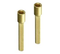 Raccordo per valvola del rubinetto in rame, confezione da 2 pezzi, per doccia e doccia, non arrugginisce facilmente, per docce e bagni (5 cm)